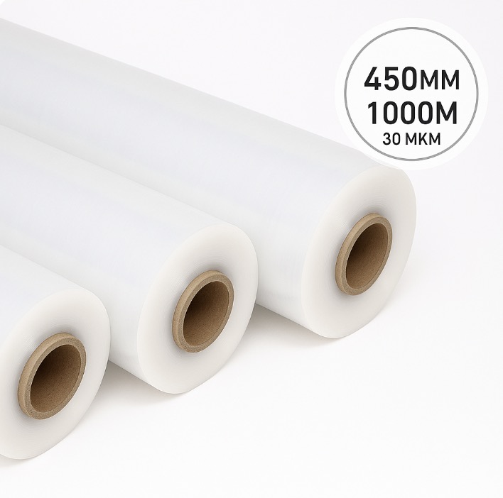 Плівка рулонна TOSHEN, 450мм, 1000 м, 30 мкм, глянець Digital (000015447)